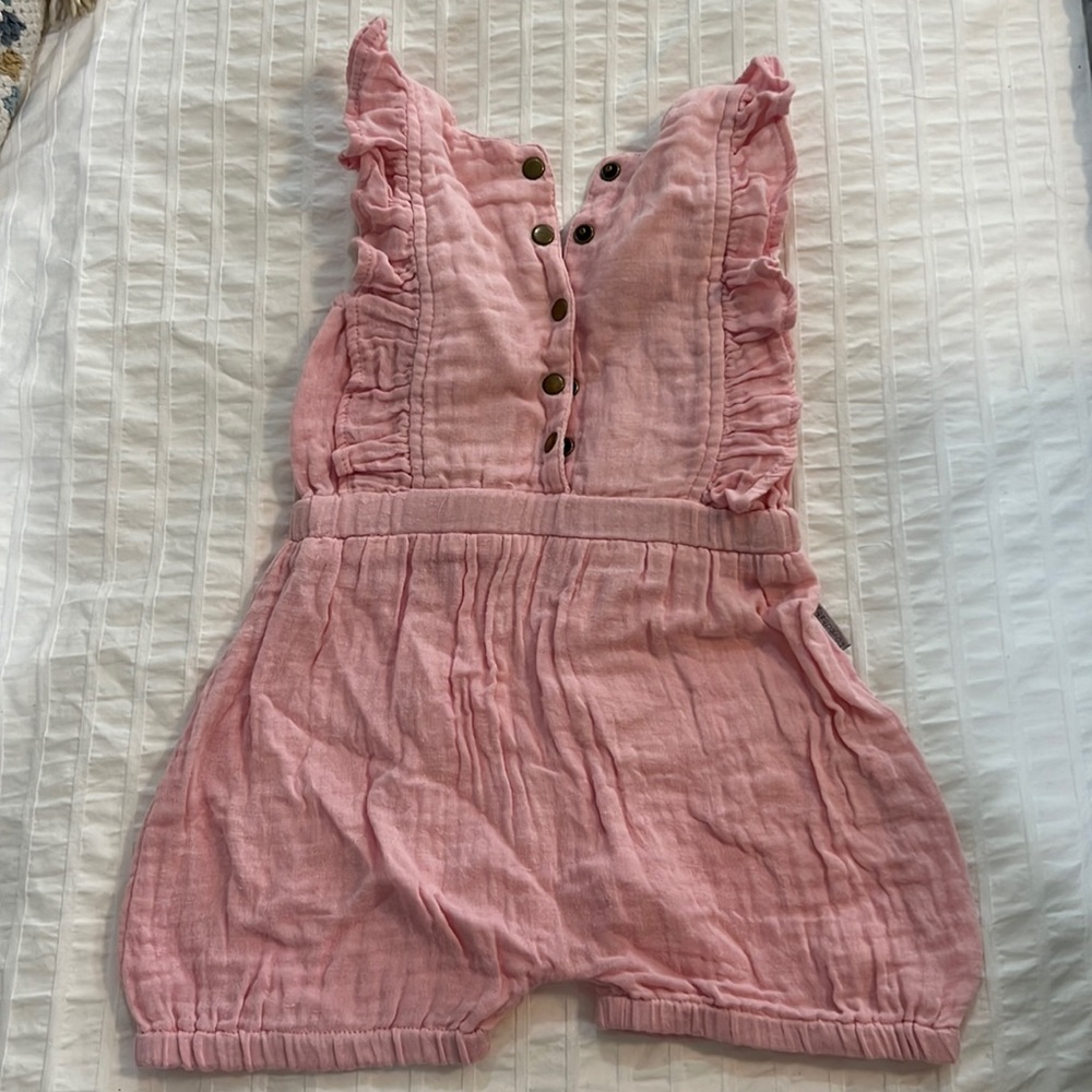 Loved Baby pink romper